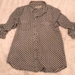 LOFT Button Down Blouse